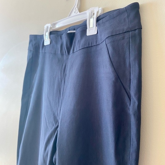 Camber & Grace by RW&Co Solid High Rise City Legging Pant Size Medium Navy Blue - Picture 7 of 10